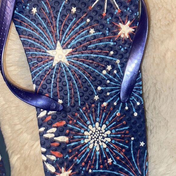 Firework Flip Flops Sandals! - Picture 3 of 5